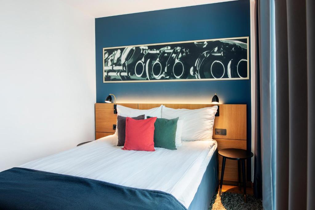 Postel nebo postele na pokoji v ubytování Clarion Hotel Malmö Live