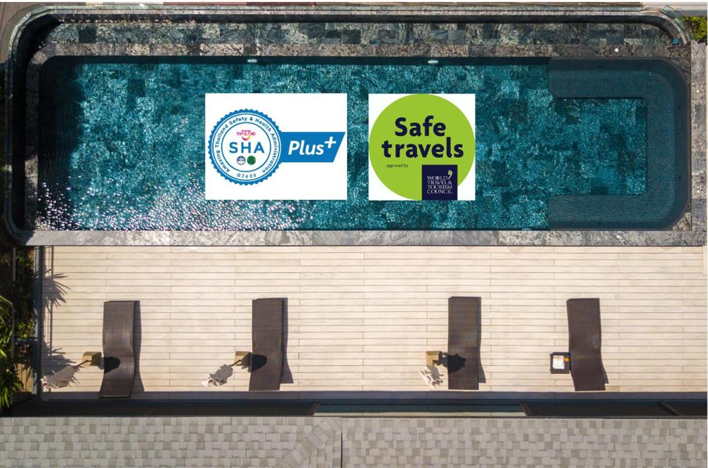 Certifikát, hodnocení, plakát nebo jiný dokument vystavený v ubytování Kamala Resotel, SHA Extra Plus