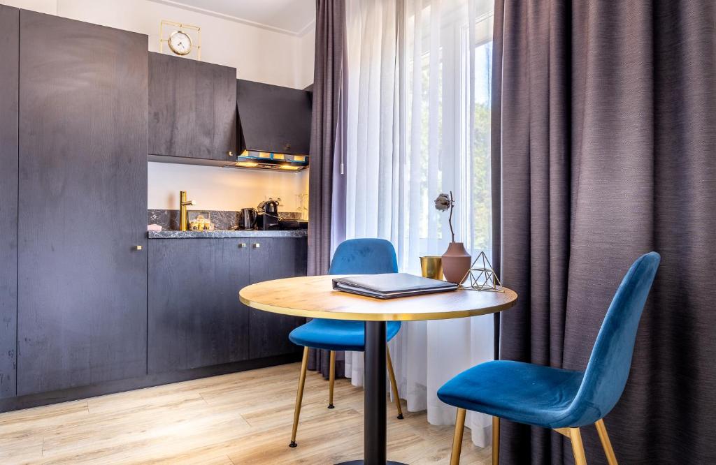 Kuchyň nebo kuchyňský kout v ubytování B&B Duinhuys