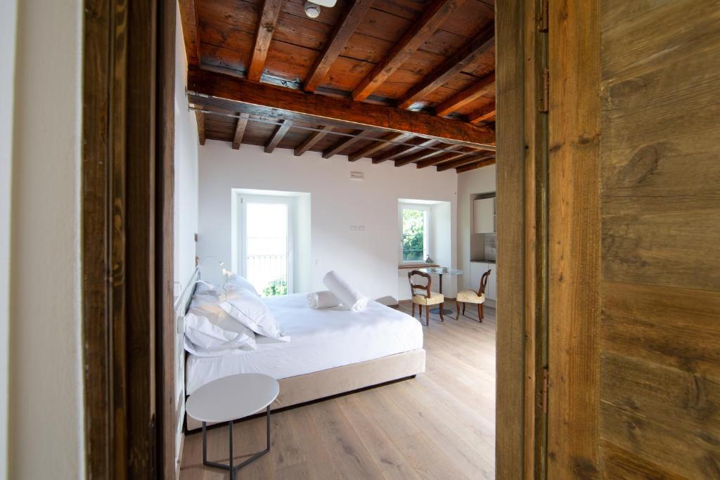 Posteľ alebo postele v izbe v ubytovaní Casa Castagna 1620