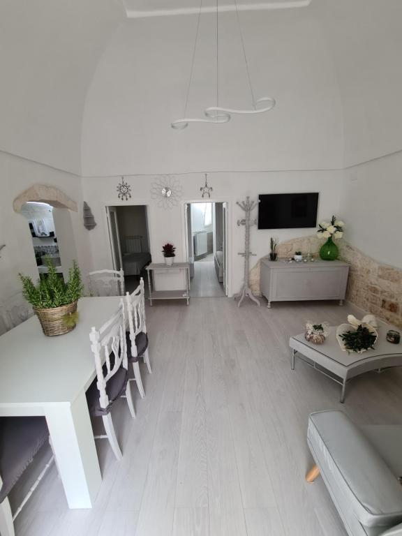 TV a/nebo společenská místnost v ubytování Bed & Breakfast Dimora Felice