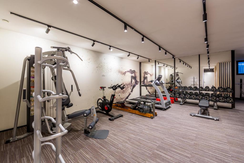 Fitness centrum a/nebo fitness zařízení v ubytování Rocca Riviera Umag Luxury Apartments