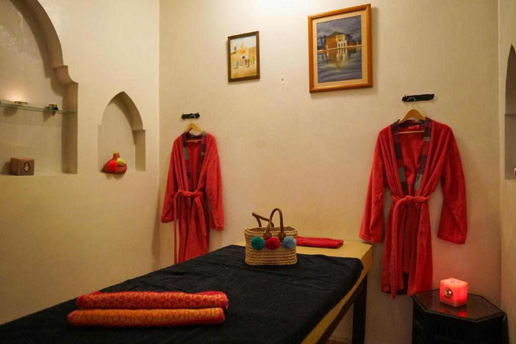 Lázně a/nebo wellness v ubytování Riad Dama & Spa