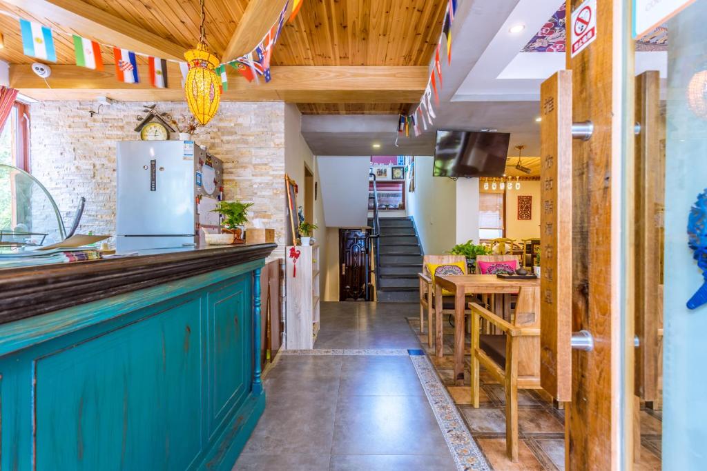 Kuchyň nebo kuchyňský kout v ubytování Hangzhou Citynest Music B&B