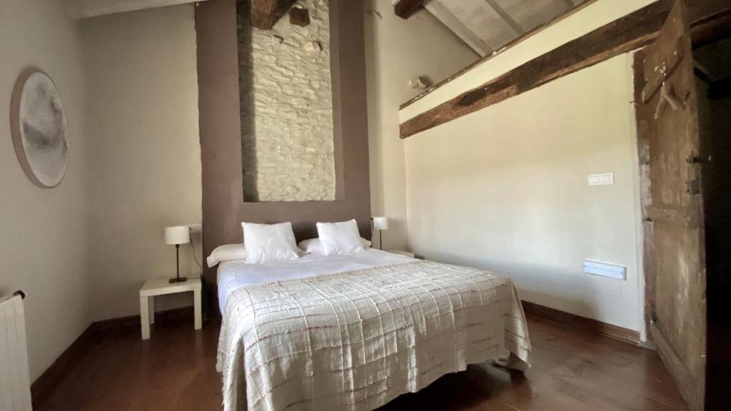 Posteľ alebo postele v izbe v ubytovaní Casa Rural Ulle Gorri