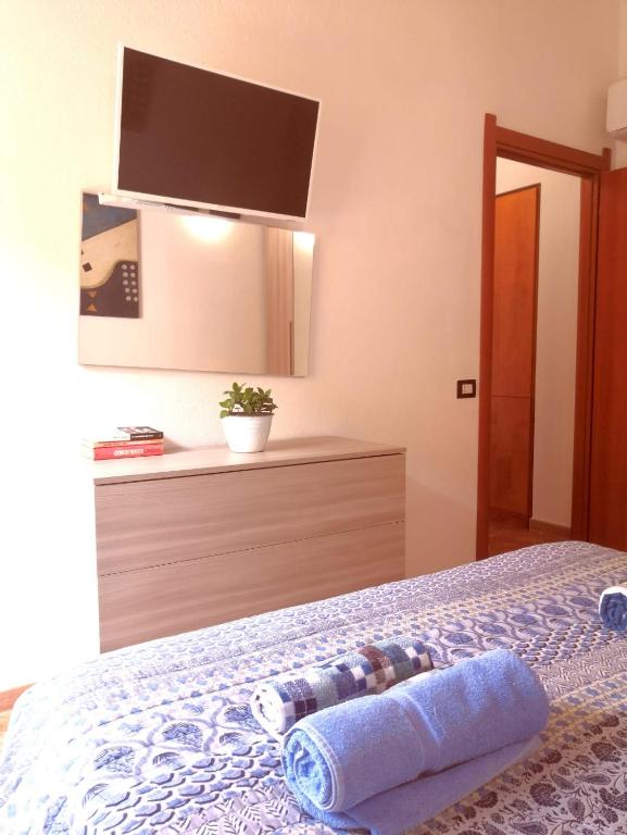 Postel nebo postele na pokoji v ubytování La Dimora