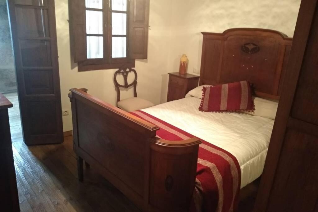 Postel nebo postele na pokoji v ubytování Casa Ribeira Sacra, Ourense, Niñodaguia, Galicia