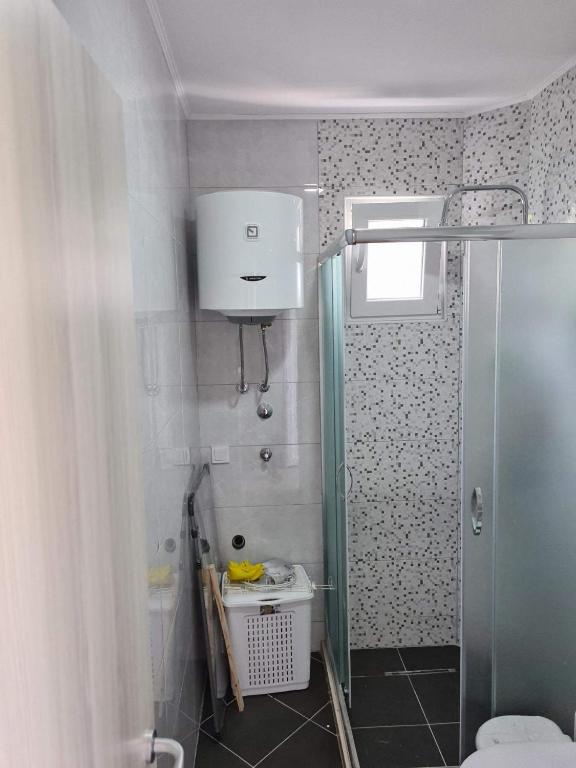 Koupelna v ubytování Apartmani Vanja