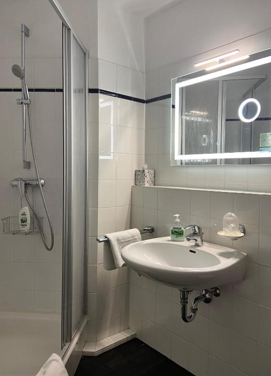 Koupelna v ubytování Residenz Hotel Neu Wulmstorf
