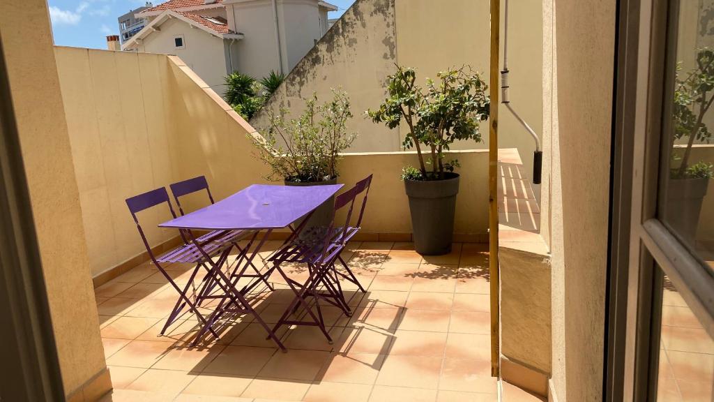 Le Goeland 1 proche plage avec terrasse - 一居室公寓