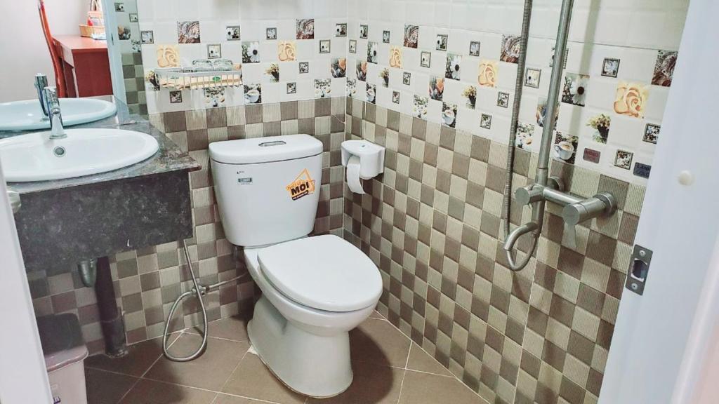 Phòng tắm tại Thanh An Hotel