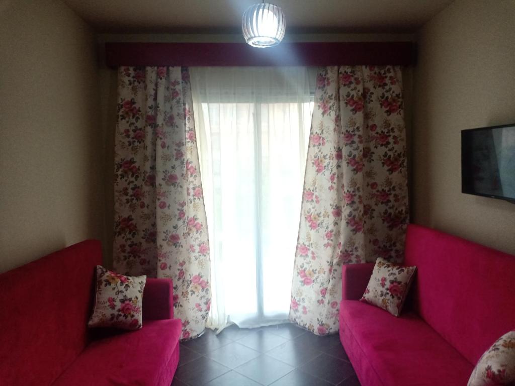 Posezení v ubytování شاليهات بورتو مطروح فيو بحر Porto Matrouh Sea View Families Only