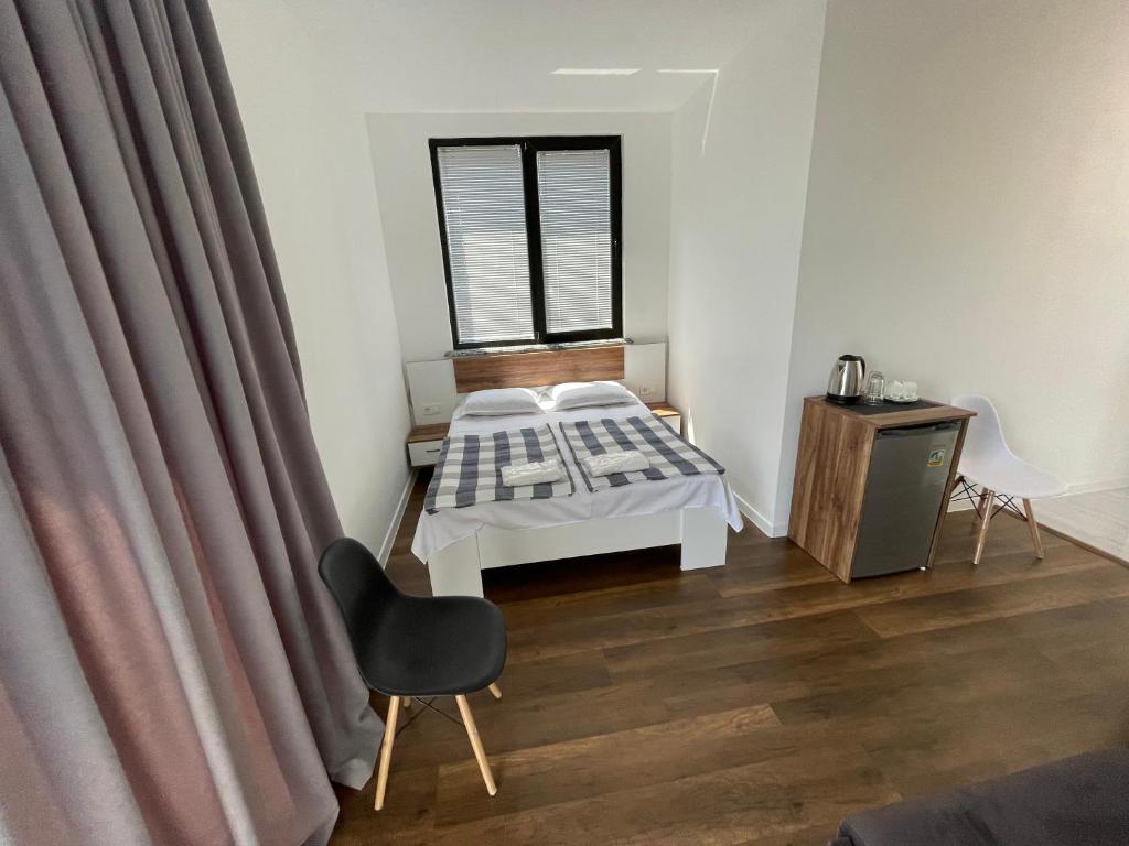 Postel nebo postele na pokoji v ubytování Eco House