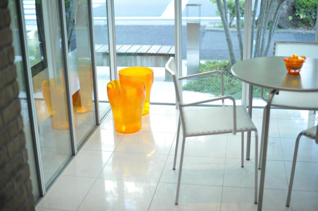Balkón nebo terasa v ubytování 7 Days Hotel Plus