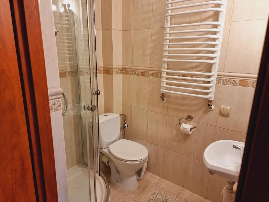 Kúpeľňa v ubytovaní W Zakopanem Hej