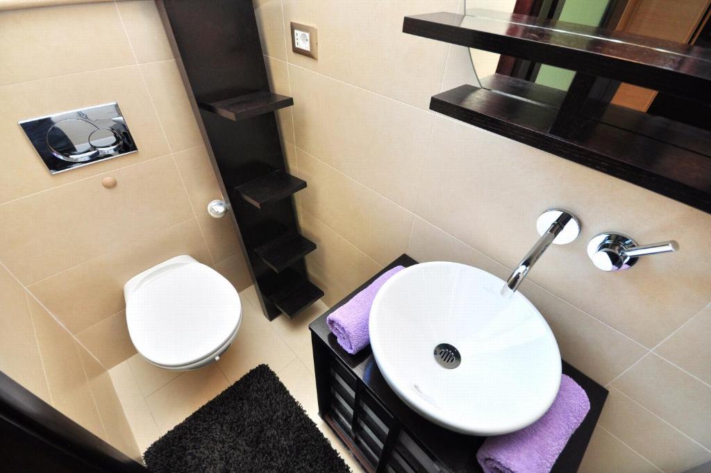 Kúpeľňa v ubytovaní Apartment SAKAL