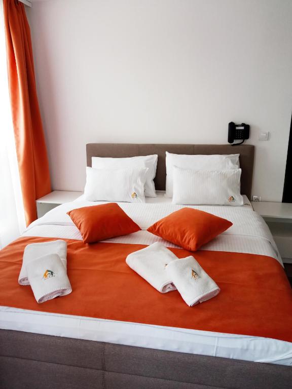 Krevet ili kreveti u jedinici u okviru objekta Hotel Agape