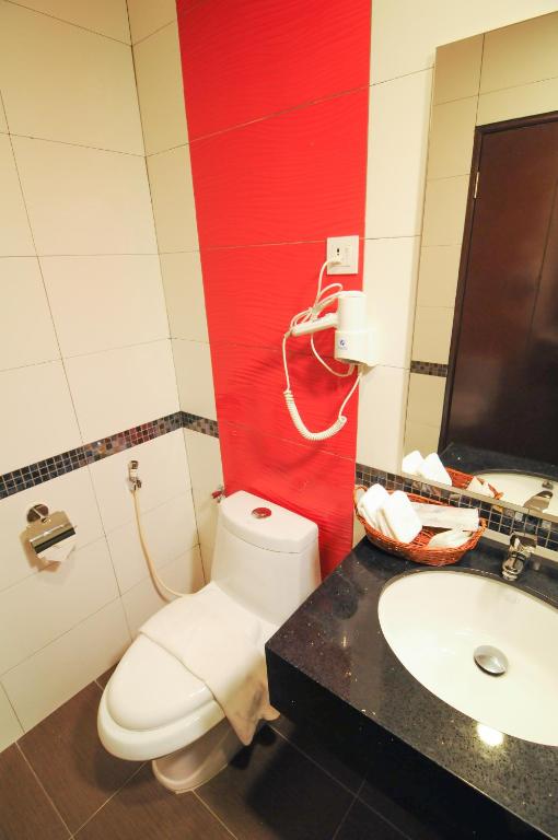 Koupelna v ubytování K Garden Hotel Parit Buntar