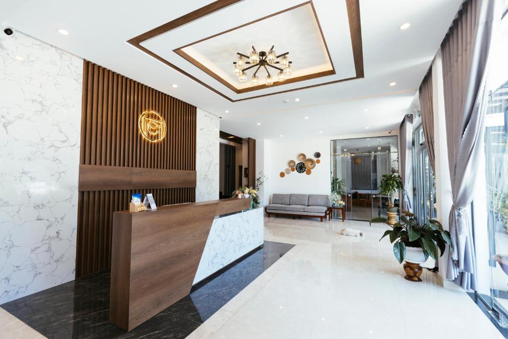 TV a/nebo společenská místnost v ubytování Minh Chi Hotel