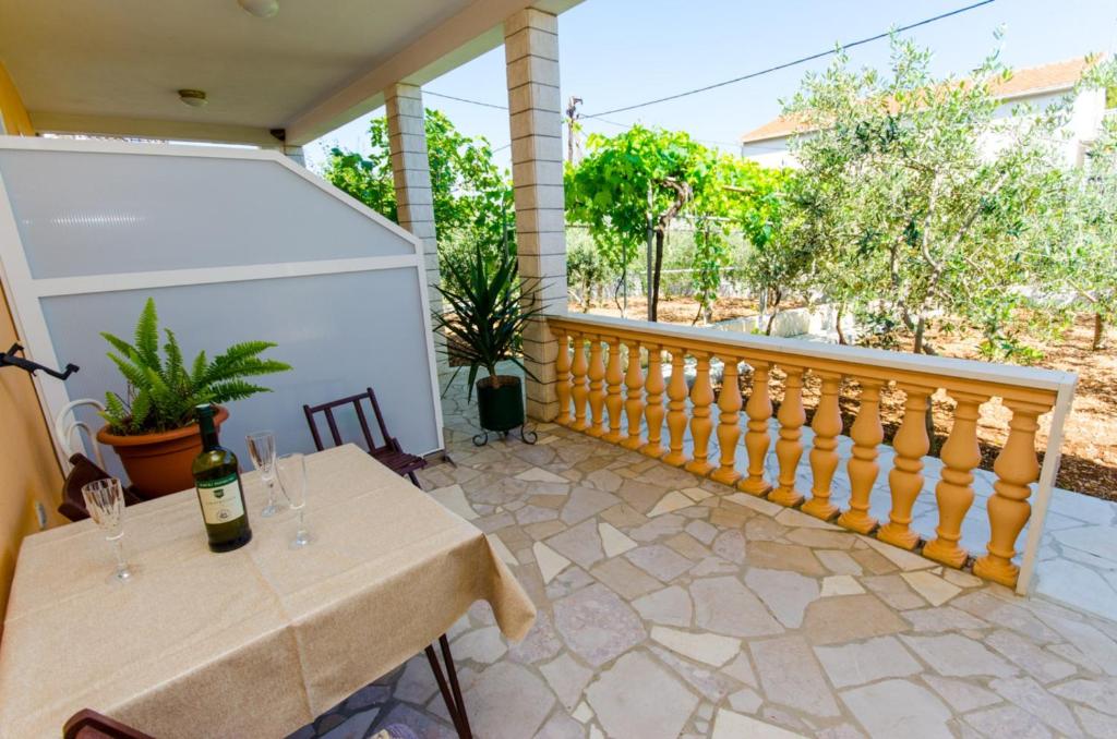 Balkón nebo terasa v ubytování Apartments Ivana