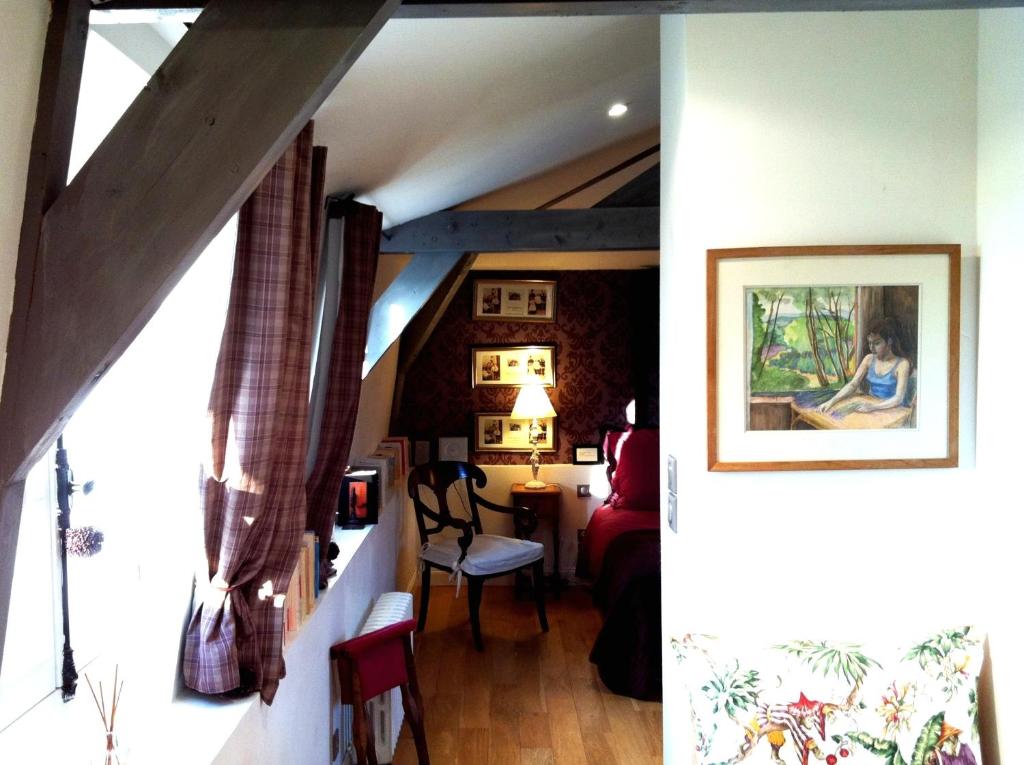 Aux Rives de Honfleur - Habitación Triple Con Baño - Cerisier