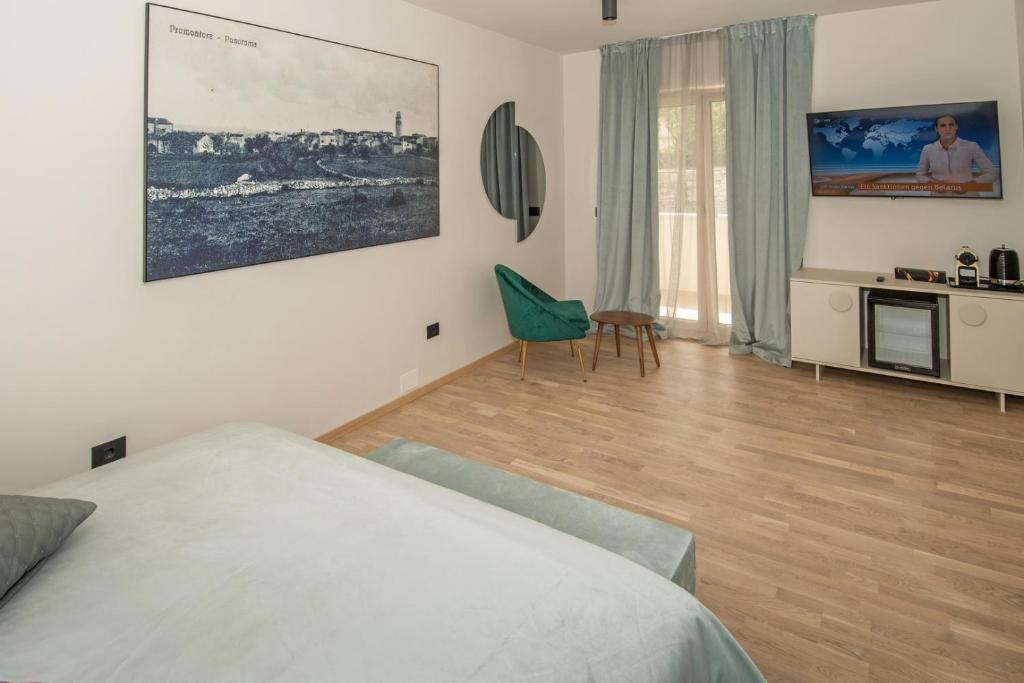 Kuchyň nebo kuchyňský kout v ubytování Fra&Kat Rooms