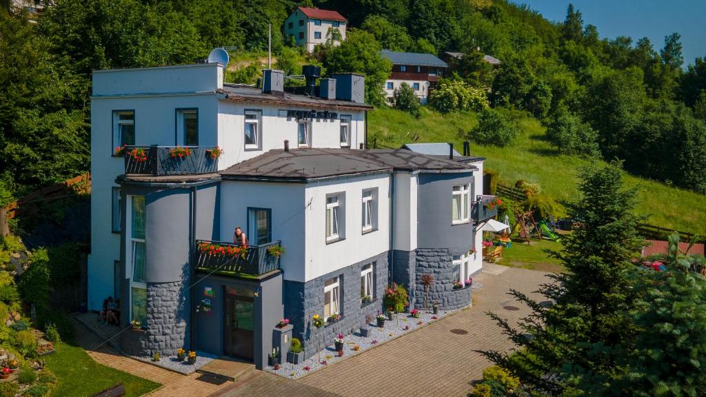 Budova, kde se bed and breakfast nachází