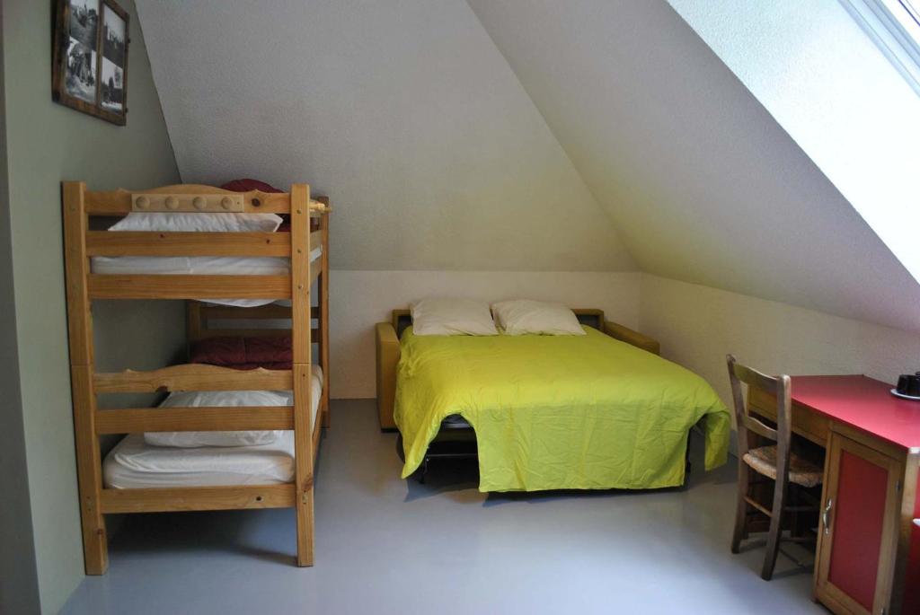 Postel nebo postele na pokoji v ubytování AUBERGE GAILLARD