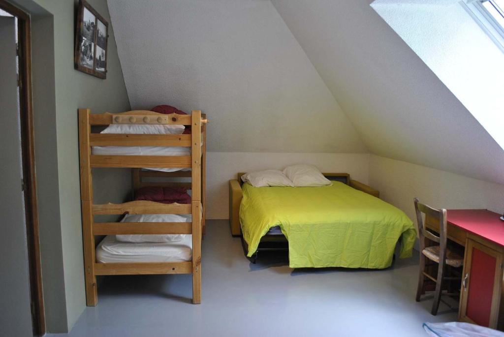 Postel nebo postele na pokoji v ubytování AUBERGE GAILLARD