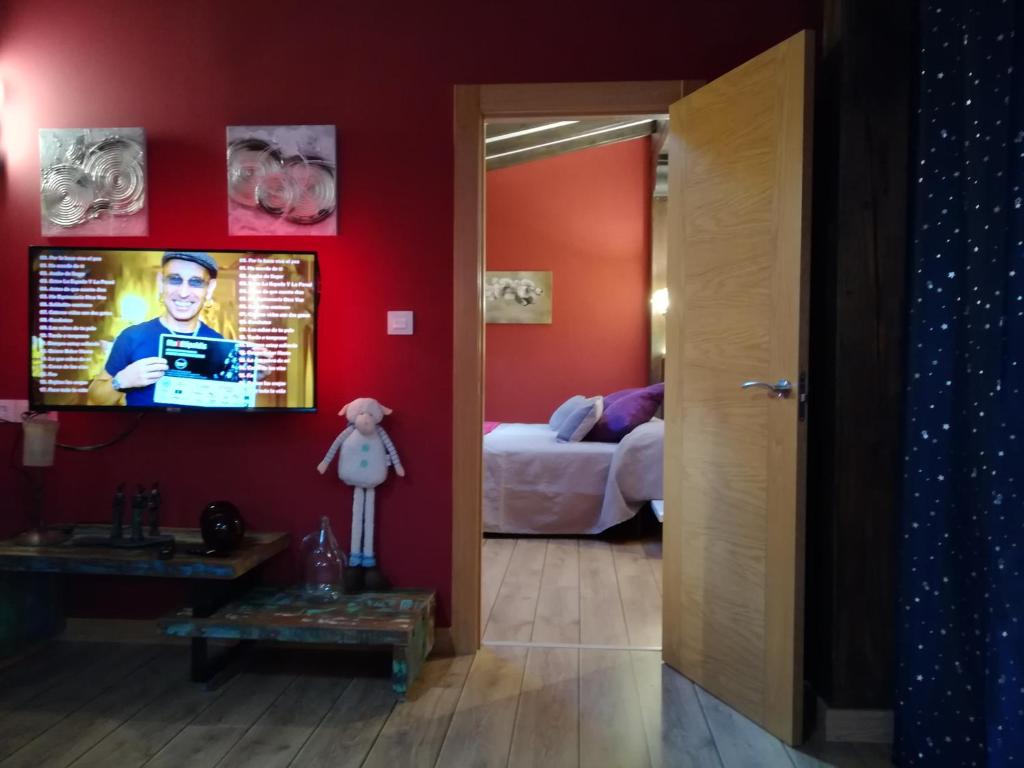 Postel nebo postele na pokoji v ubytování Posada Ormas