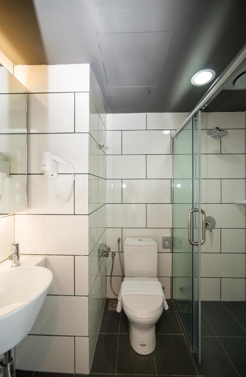 Koupelna v ubytování Sense Hotel Taiping