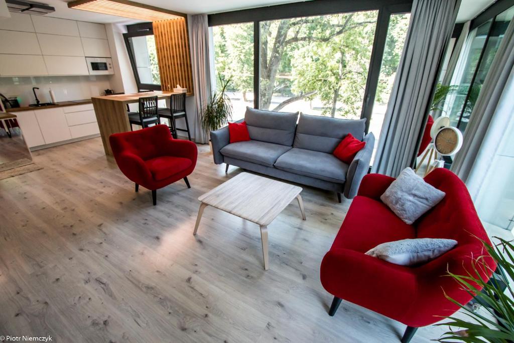 Posedenie v ubytovaní Apartament Unia 12 Basen&SPA