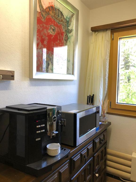 Kuchyň nebo kuchyňský kout v ubytování Appartement Waidmannsheil mit schöner Aussicht