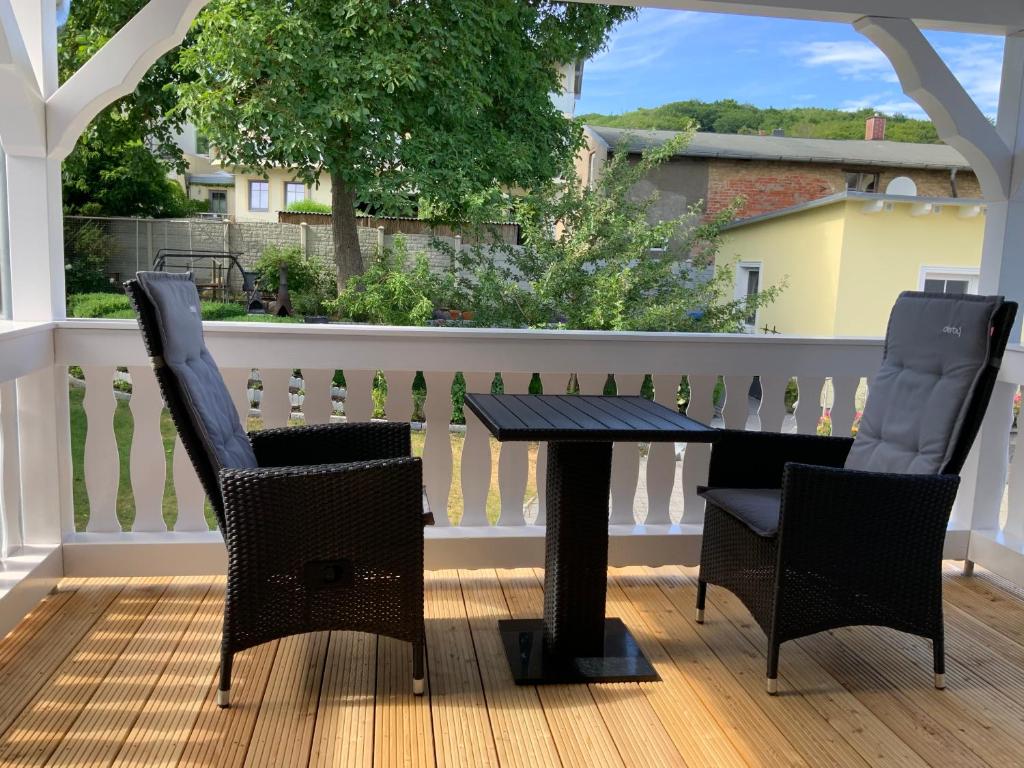 Balkón nebo terasa v ubytování Hotel zum Hafen