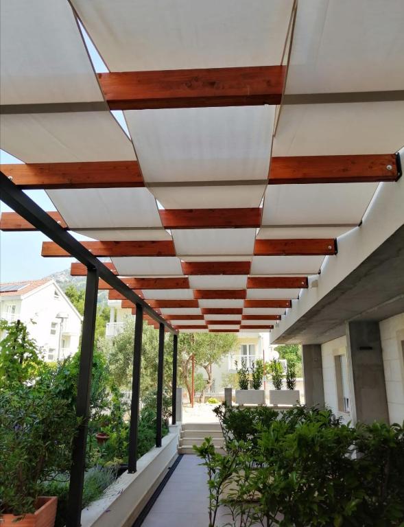 Zahrada ubytování Apartments Adria
