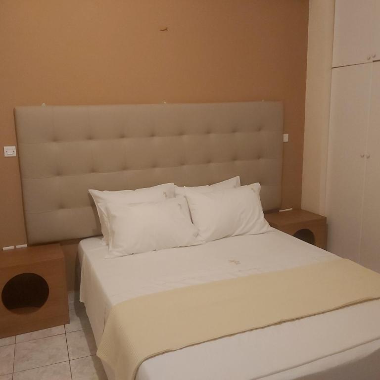 Postel nebo postele na pokoji v ubytování TSELIOS