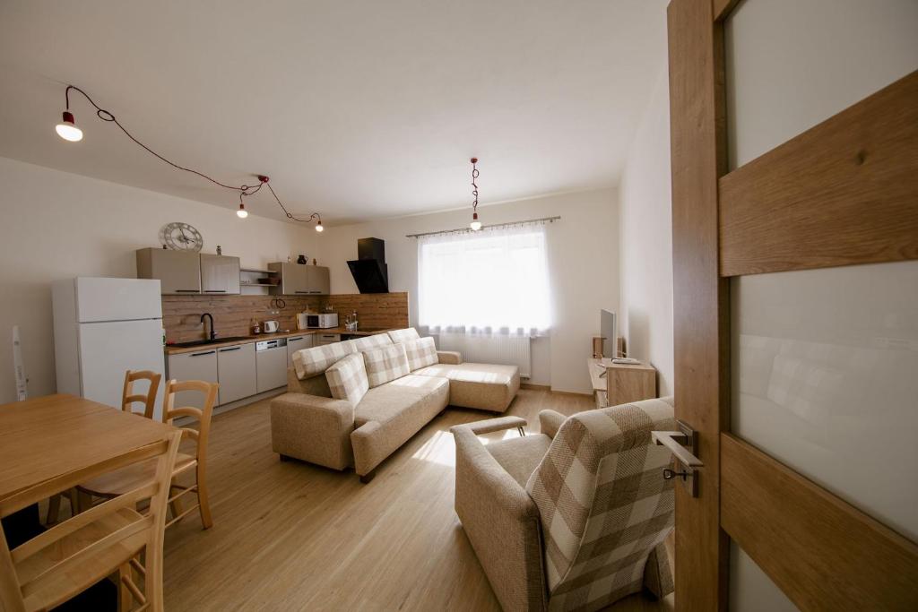 Kuchyň nebo kuchyňský kout v ubytování Apartmán Žacléř