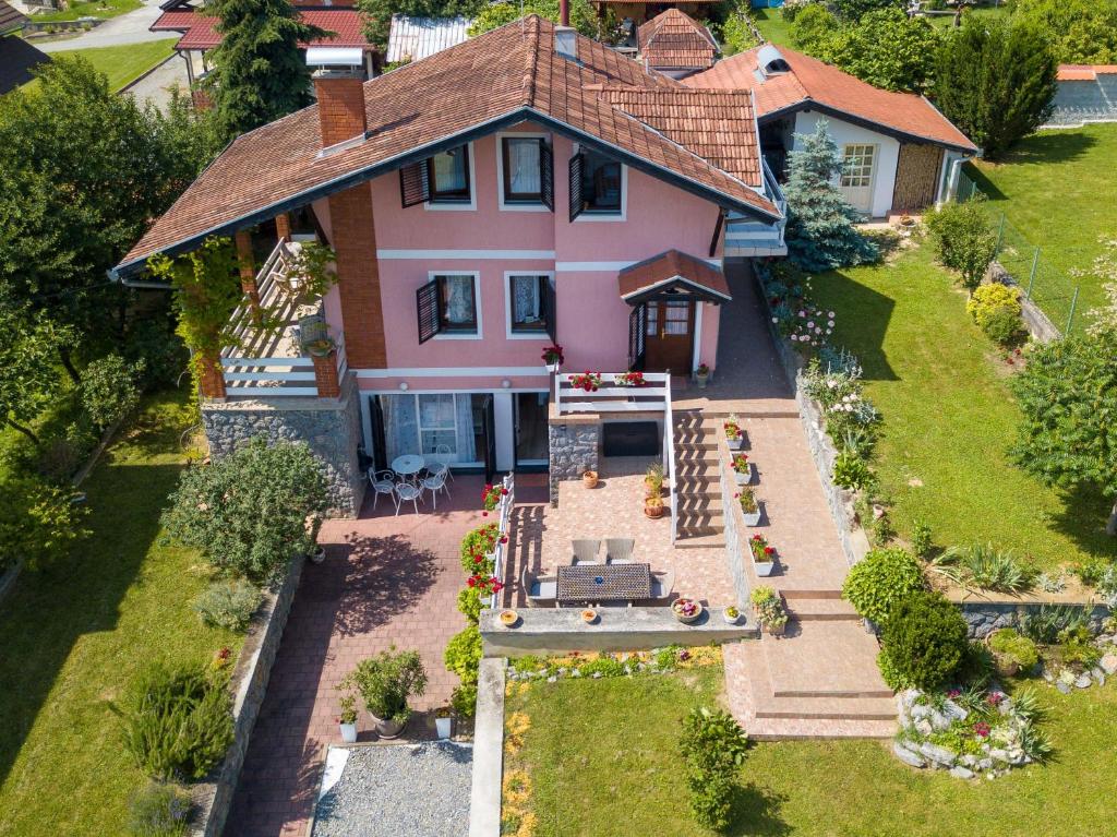Vista aèria de Country House Vrbovčanka