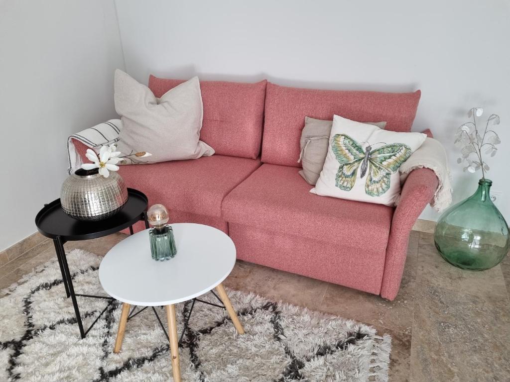 Posezení v ubytování Ferienwohnung Binder Hubertusstraße