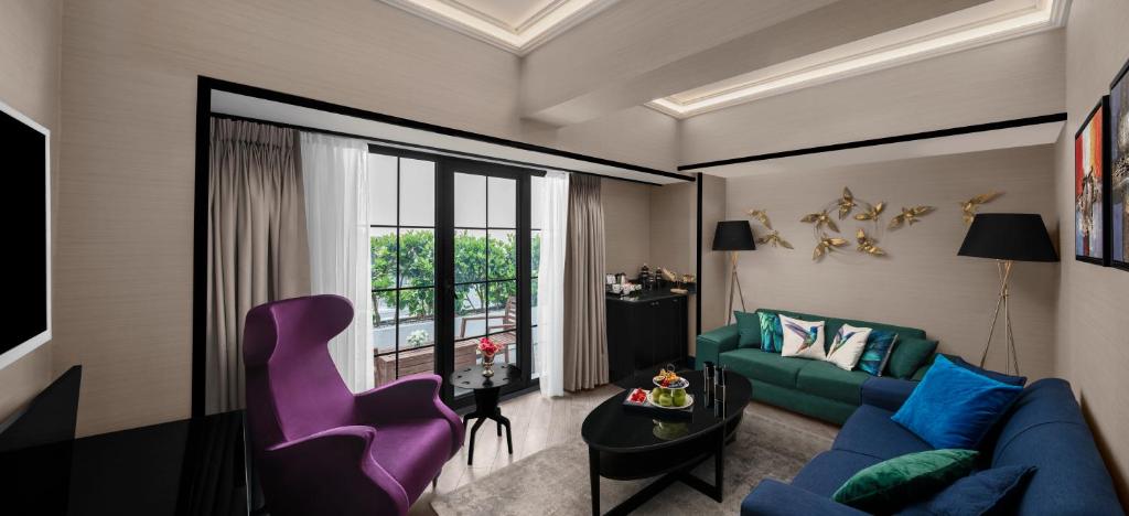Uma área de estar em Sura Hagia Sophia Hotel