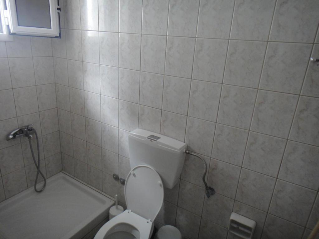 Koupelna v ubytování Bungalows Camping Kouyoni