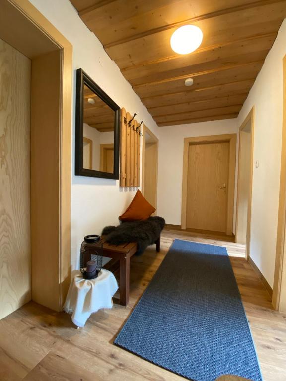 Postel nebo postele na pokoji v ubytování Aparts Handle und Haus Bergblick
