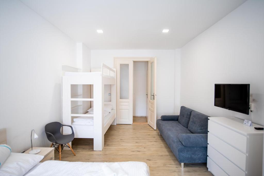 TV a/nebo společenská místnost v ubytování Apartmány Velké náměstí