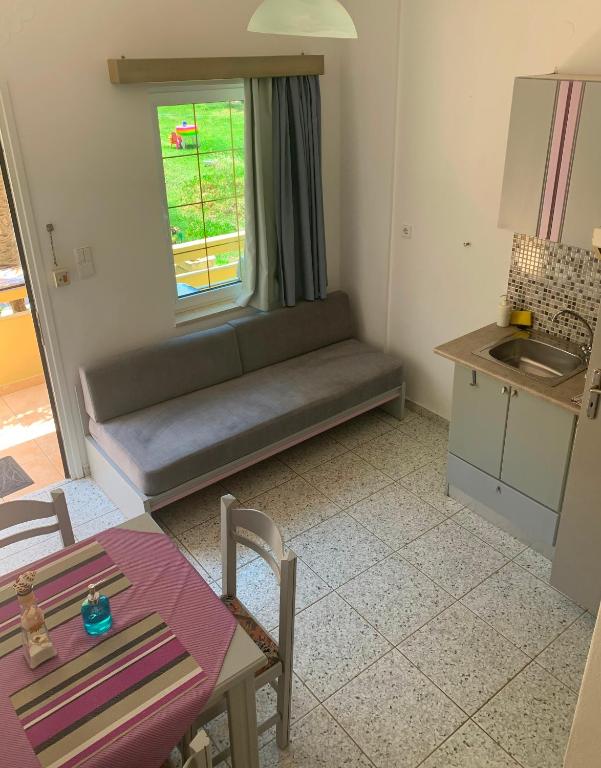 Posezení v ubytování Ermis Suites