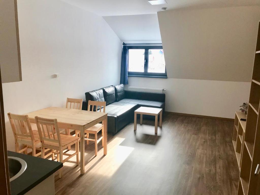Posezení v ubytování Apartmány Na handě