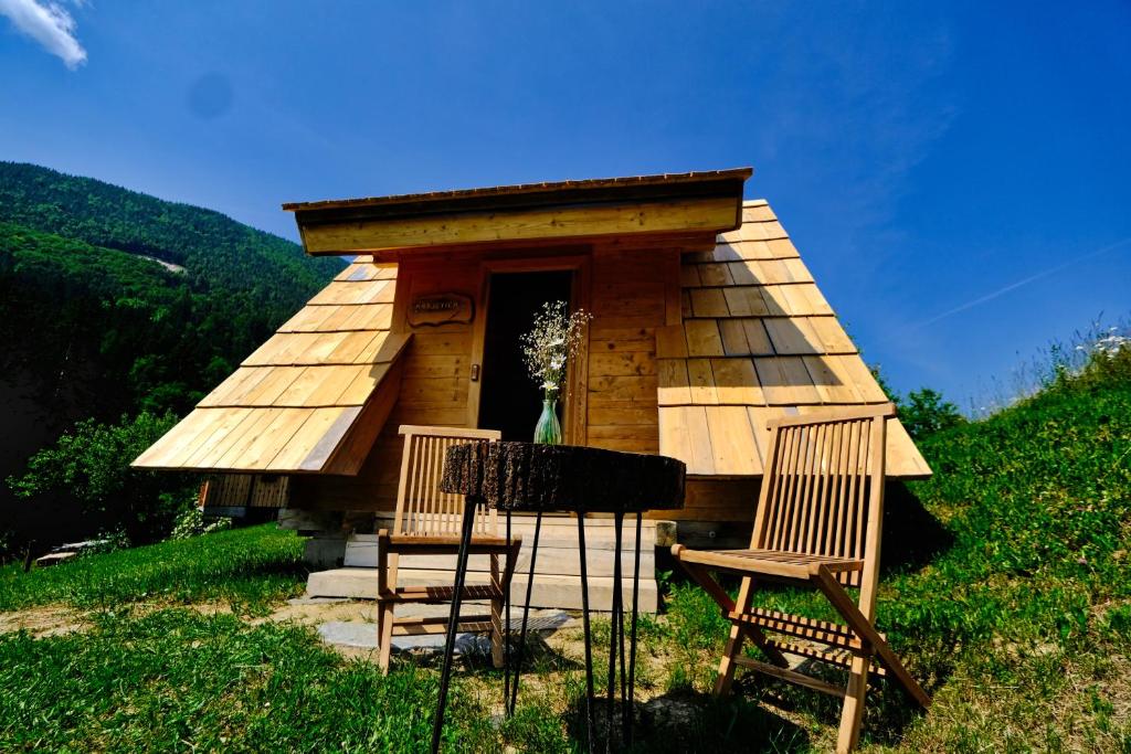 Příroda nedaleko luxury tent