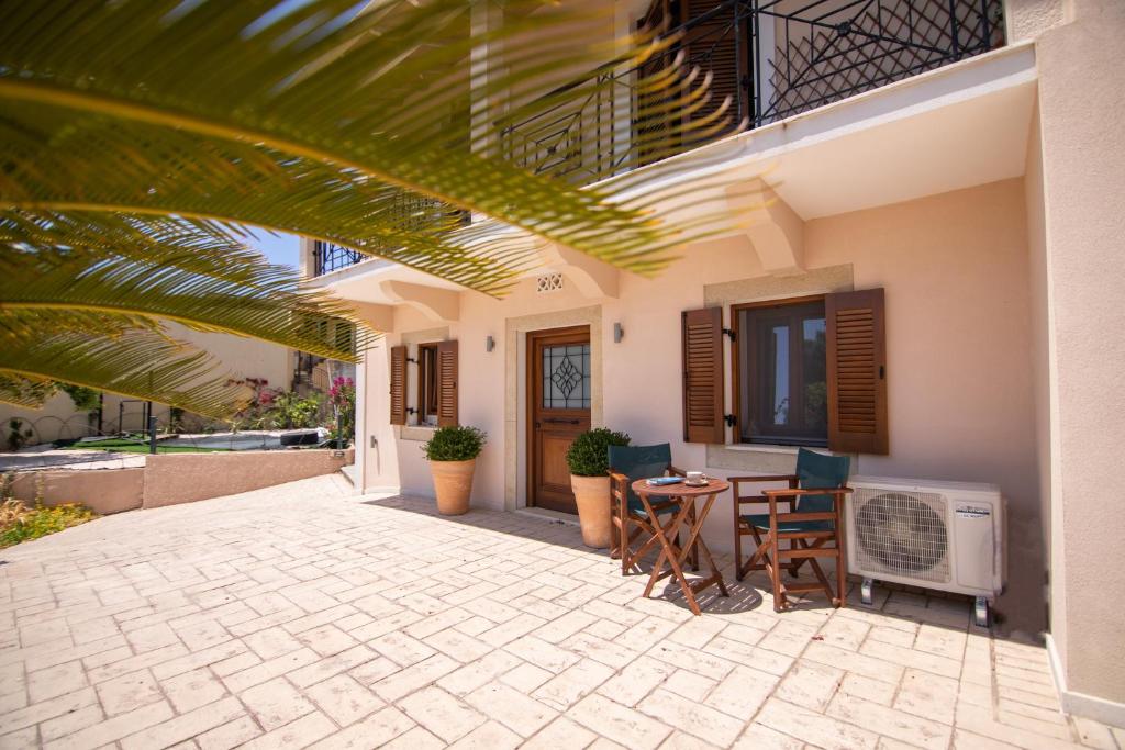 A balcony or terrace at Dimoulias House