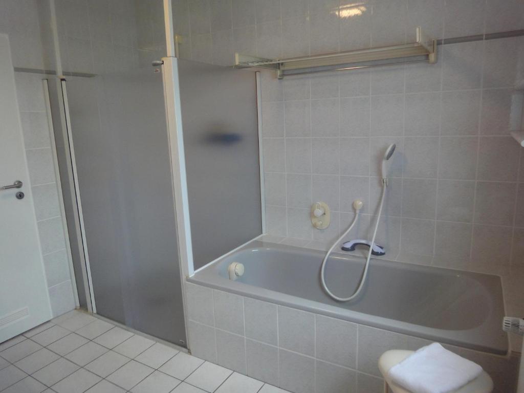 Koupelna v ubytování Ferienhaus Martens