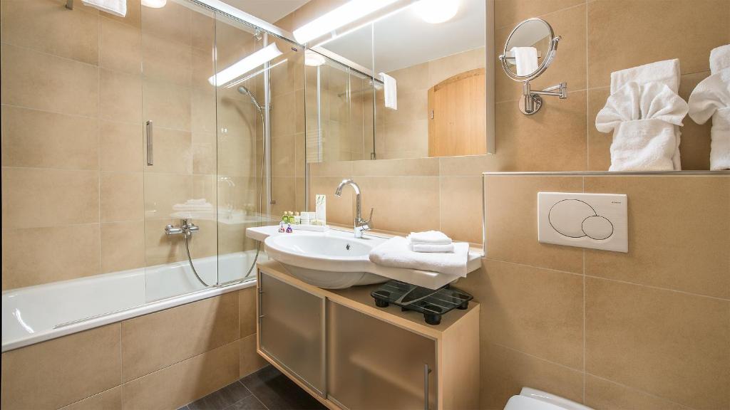 Koupelna v ubytování Les Residences Waldbort