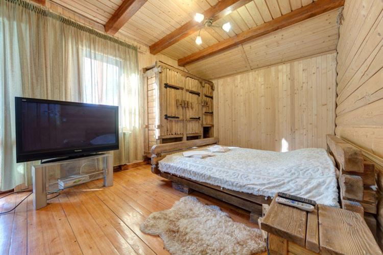 TV a/nebo společenská místnost v ubytování Mini Hotel Laplandiya